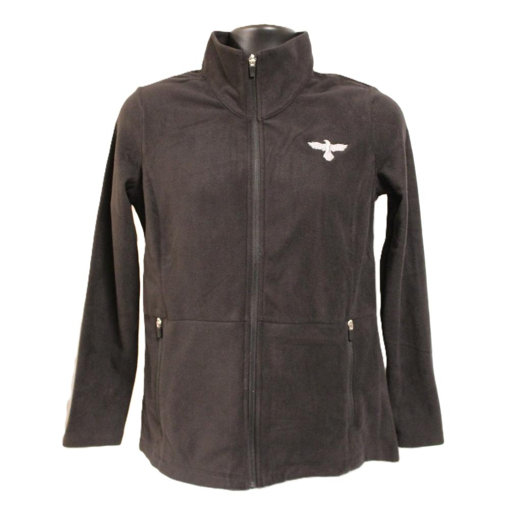Ladies Full Zip Micro Fleece/ Black/XL