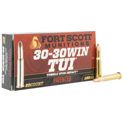 Fort Scott Munitions Tumble Upon Impact (TUI) Brass .30-30 130 Grain 20-Rounds SCS