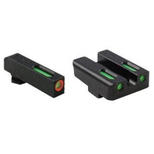 TRUGLO TFX PRO DAY / NIGHT HANGUN SIGHTS BLACK FITS WALTHER PPS M