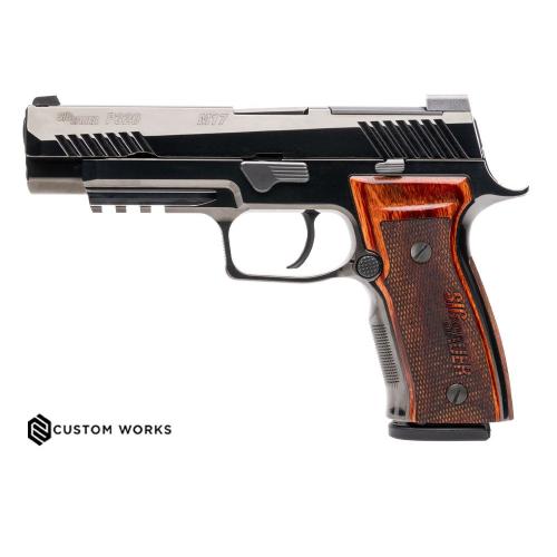 SIG SAUER P320 M-17 CEREMONIAL HIGH POLISH DLC 9MM 4.7" BARREL 21-ROUNDS