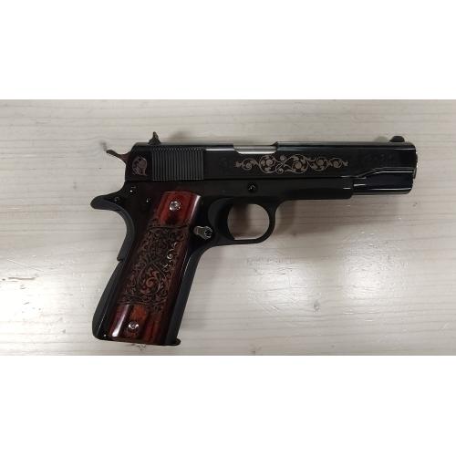 Gustave Young Colt .45 ACP Series 70 Gov't Engraved 1911