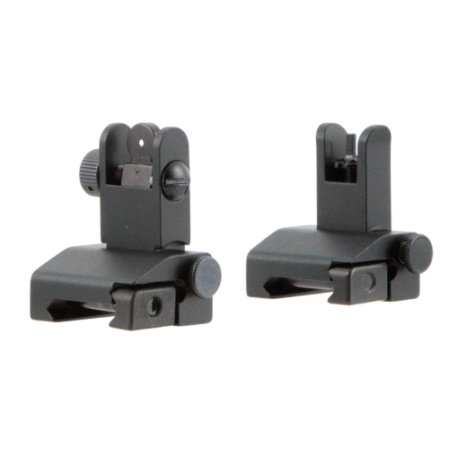 TacFire Low Profile Sight Set AR Platform Flip Up
