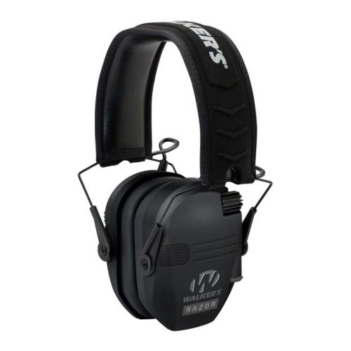 Walkers Game Ear Razor Slim Electronic Muff - 23db - Black