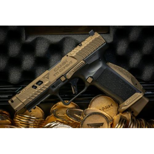 Canik TTI Combat Bronze 9mm 4.6" Barrel 18/21-Rounds