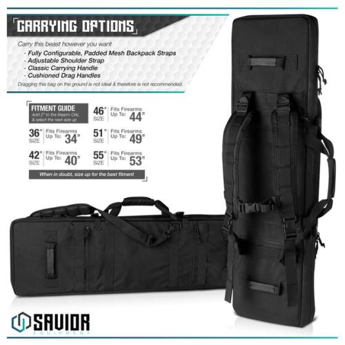 SAVIOR EQUIPMENT URBAN WARFARE 51" RIFLE CASE