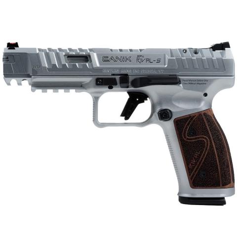 Canik SFx Rival-S Matte Stainless / Rosewood 9mm 5" Barrel 18-Rounds
