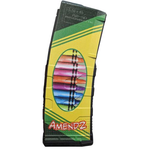 AMEND2 MOD3 5.56MM 30RD AR15 /M4/M16 CRAYON BULLETS POLYMER MAG