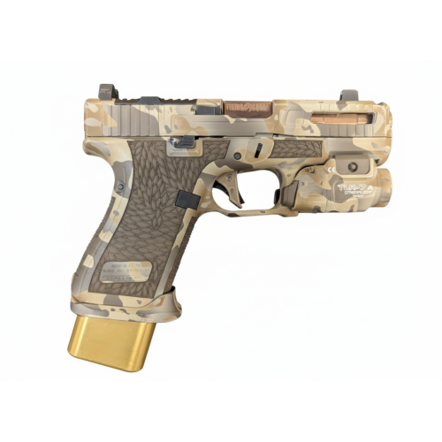 GLOCK 19 FIRING SQUAD CUSTOM CAMO 9MM W/TLR7
