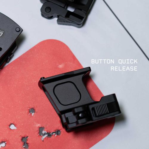 Shrapnel Series Red Dot Riser Mount with Hypergrip QD Quick Release | Compatible with RMR Footprint