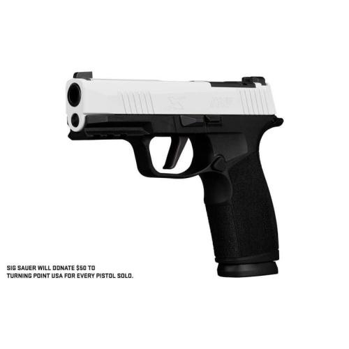 Sig Sauer P365 XMacro Freedom Turning Point Black / White 9mm 3.7" Barrel 17-Rounds