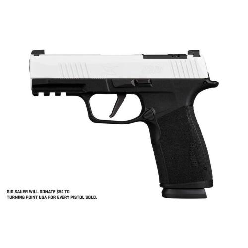 Sig Sauer P365 XMacro Freedom Turning Point Black / White 9mm 3.7" Barrel 17-Rounds