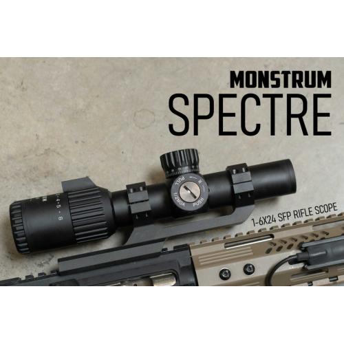 Monstrum Spectre 1-6x24 LPVO Rifle Scope