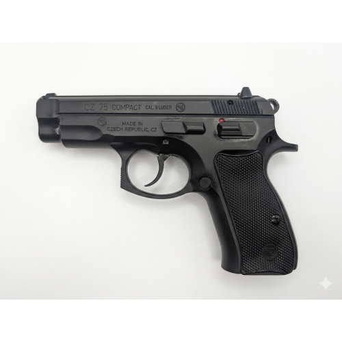 CZ 75 Compact 9mm 3.75" Barrel 14-Rounds