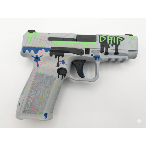 Canik Mete MC9LS Signature Drip White 9mm 3.64" Barrel 17-Rounds OR