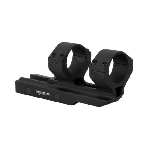 Offset Adjustable Length Scope Mount - 1 inch