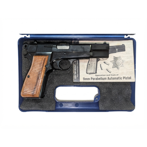 BROWNING HI POWER 9MM WOOD GRIP