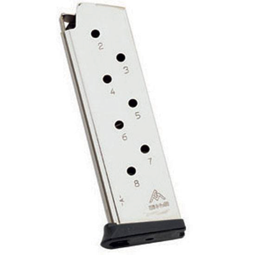 Mec-Gar 1911 Government Magazine Nickel .45 ACP 8-Rounds