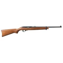 Ruger 10/22 Carbine Black / Hardwood Stock .22LR 18.5
