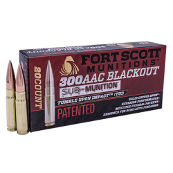 Fort Scott Munitions Sub .300 Blackout SCS TUI 20Rnds 190Gr