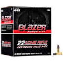 CCI Ammunition Blazer Brass .22 LR 38-Grain 525-Rounds LRN