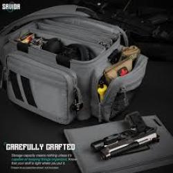 SAVIOR EQUIPMENT Specialist Series Triple Pstl Range Bag Gry