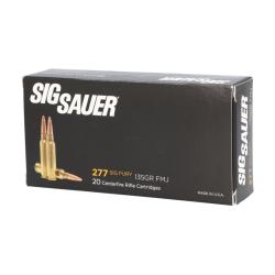 Sig Sauer Elite Ball Hunting, .277 Sig Fury, 135 Grain, Conventional Casing, 20/box
