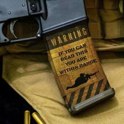 AR-15 Mag Skin (Warning)
