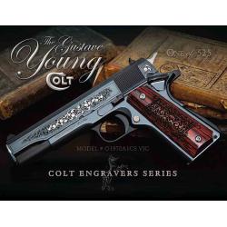 Gustave Young Colt .45 ACP Series 70 Gov't Engraved 1911