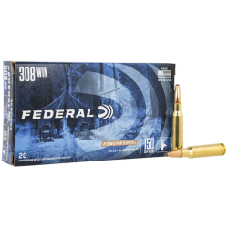 Federal PowerShok .308 Win 150 Grain 20-Rounds JSP