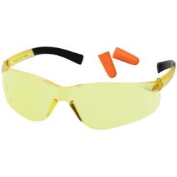Pyramex Safety Products PYS2530SDP Ztek Glass/Ear Plug Combo