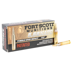 Fort Scott Munitions TUI Brass 5.56NATO 62-Grain 20-Rounds SBS
