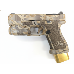 GLOCK 19 FIRING SQUAD CUSTOM CAMO 9MM W/TLR7