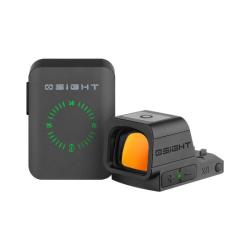 Olight OSight XR 2/6 MOA Dot + 32 MOA Circle Red Dot Sight w/ Charging Cover, Black - OSIGHTXR