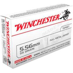 Winchester USA M193 Lake City Brass 5.56 NATO 55-Grain 20-Rounds FMJ