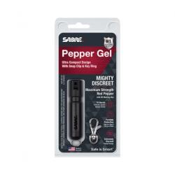 Sabre Mighty Discreet Pepper Spray, 0.28 oz Canister, Black