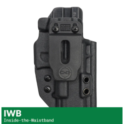 GLOCK 43/X/MOS IWB KYDEX HOLSTER LEFT HAND