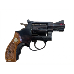 SMITH & WESSON 34 REVOLVER 22LR BLUE 6 SHOT WOOD