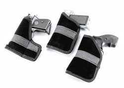 Uncle Mike's 87442 Inside The Pocket Holster IWB Size 02 Black Suede .380 Autos Right Hand