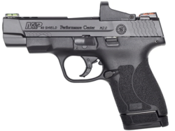 Smith & Wesson 11798 Performance Center M&P Shield M2.0 40 S&W 4 6+1,7+1 Matte Black Black Armornite Stainless Steel Ported Slide Black Polymer Grip (Optic Ready)