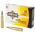 Armscor Centerfire Rifle Brass .223 Rem 55-Grain 20-Rounds FMJ