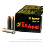 TULA HANDGUN AMO 38 SPL 130 GR FMJ STEEL CASE 50RD