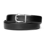 KORE BLACK LEATHER QUARTER GUN BELT 1.25