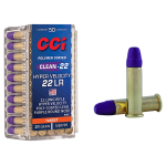 CCI 954CC Clean-22 Hyper Velocity 22LR 31gr LN Purple 50 Per Box/100 Case