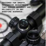 MONSTRUM Ladon Series 1-6x24 FFP LPVO Scope