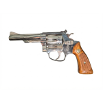 SMITH & WESSON MODEL 34 NICKEL 6 SHOT 22LR