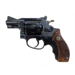 SMITH & WESSON 34 REVOLVER 22LR BLUE 6 SHOT WOOD 