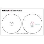 MONSTRUM CYBORG 3X PRISM SCOPE