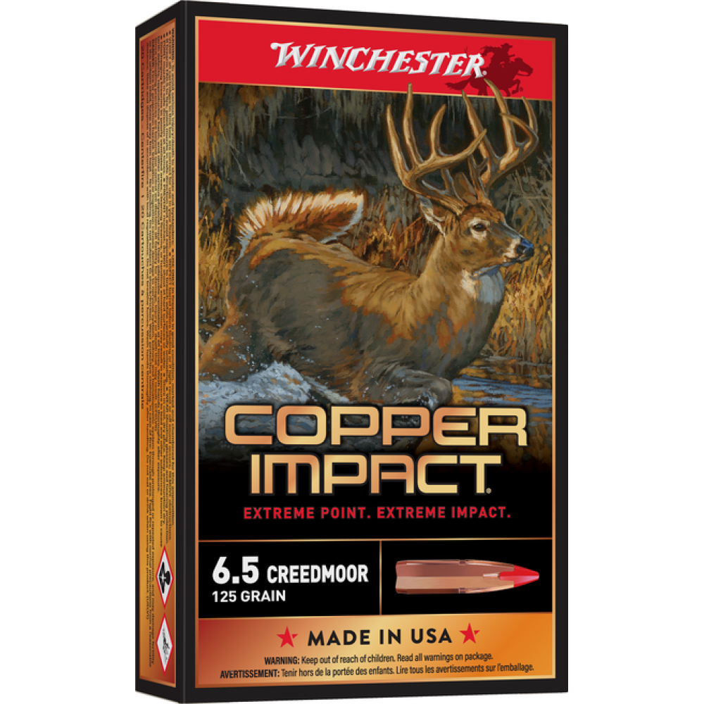 6.5 CREEDMOOR COPPER IMPACT 125 GR LEAD FREE 20 Rounds