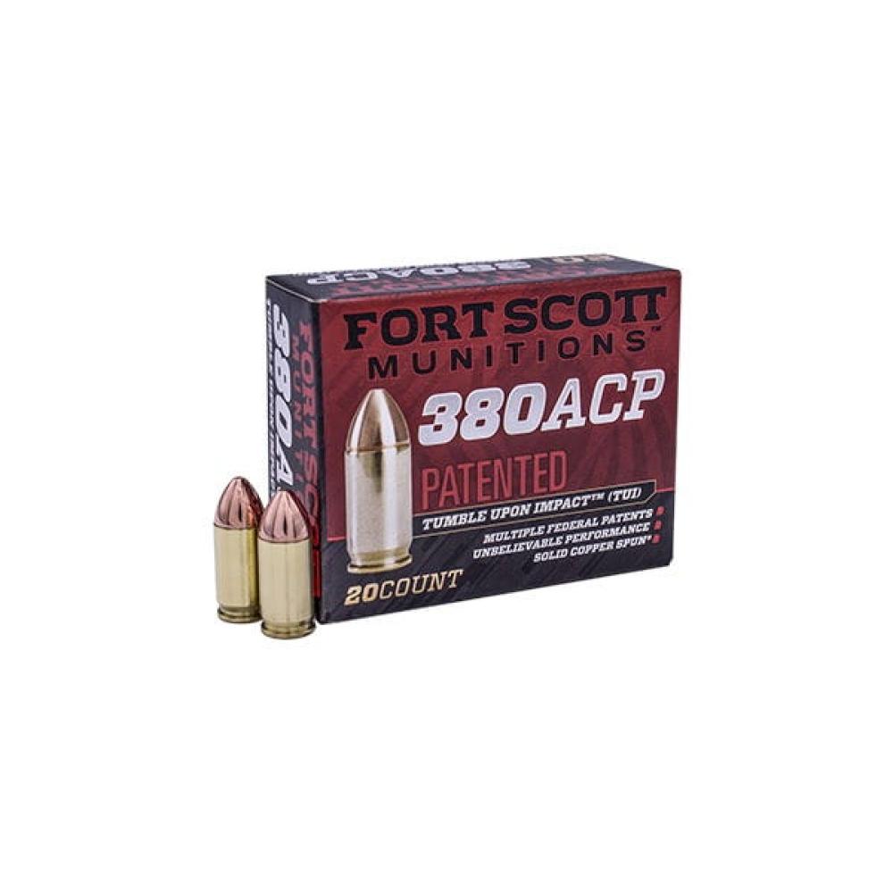 Fort Scott Munitions TUI Brass .380 ACP 95-Grain 20-Rounds SCS