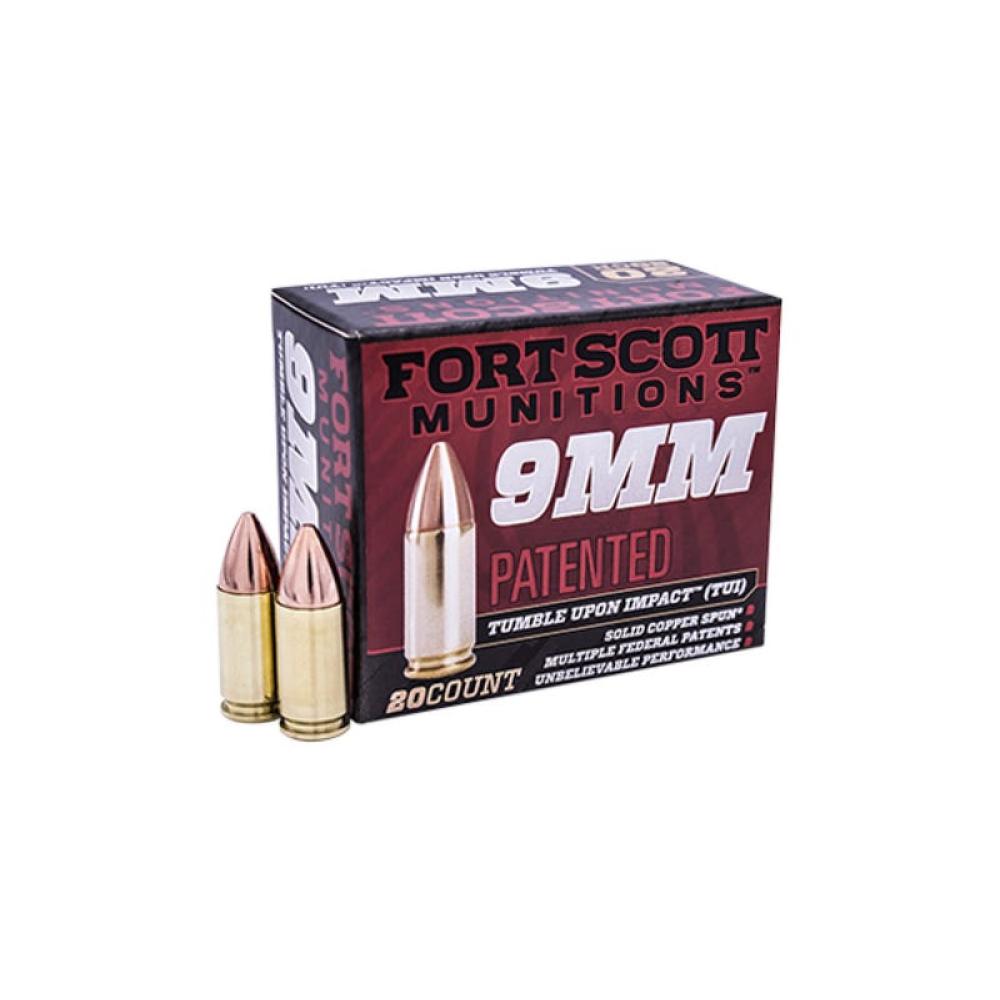 Fort Scott Munitions TUI Brass 9mm 115-Grain 20-Rounds SCS